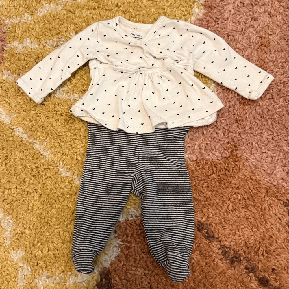 Gerber baby girl outfit